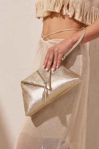 Evening Clutch Gold Handbag